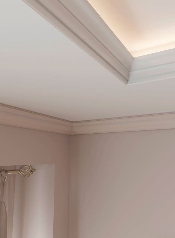 Потолочный карниз Cosca КX012, 80х80