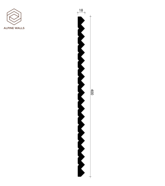 Декоративная панель Alpine Walls LineArt ECO8103