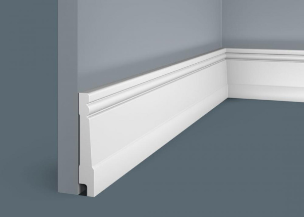 Напольный плинтус Cosca PX 016, 90х15